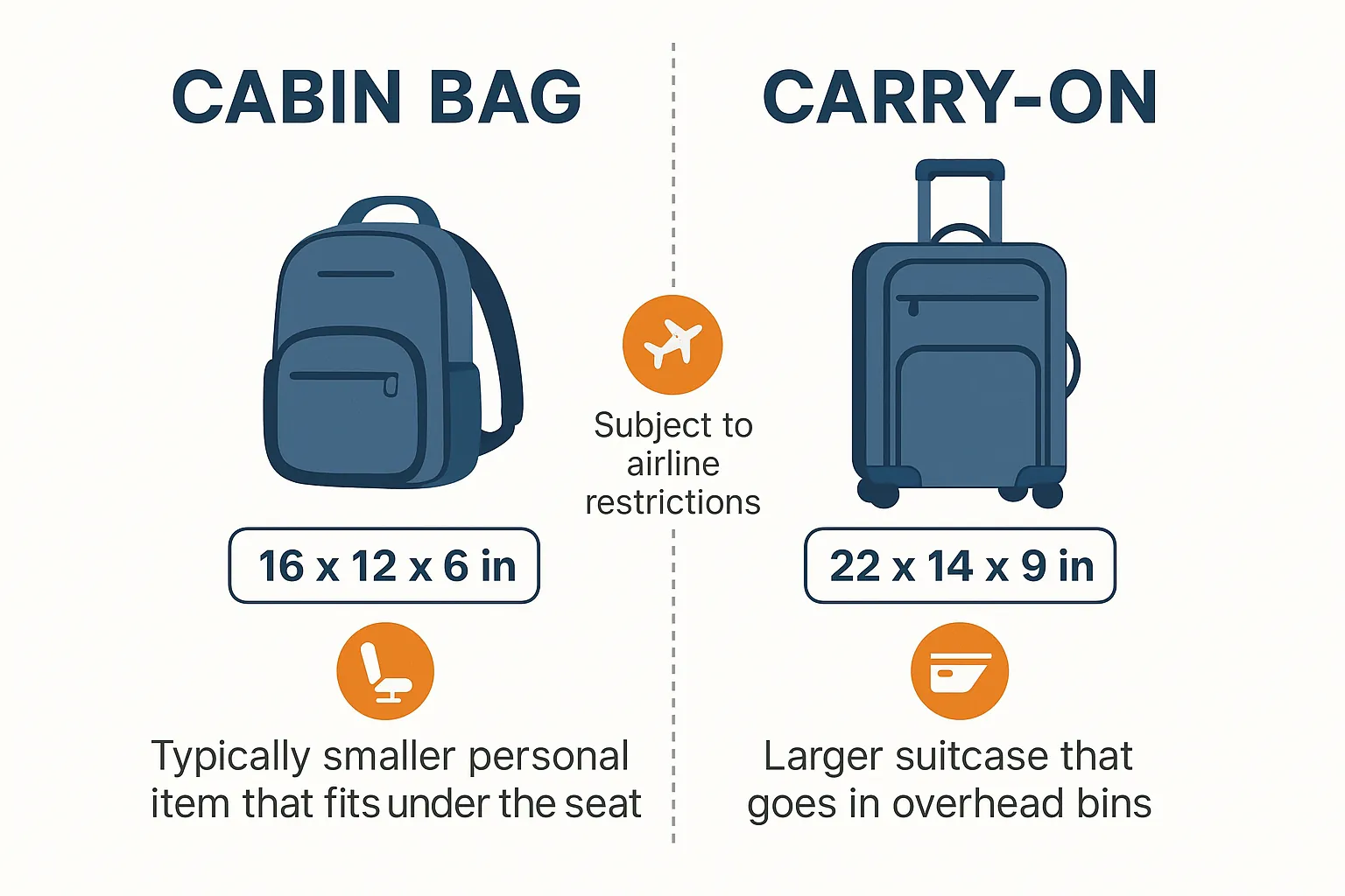 Passenger placing a suitcase in the overhead bin while keeping a backpack nearby.