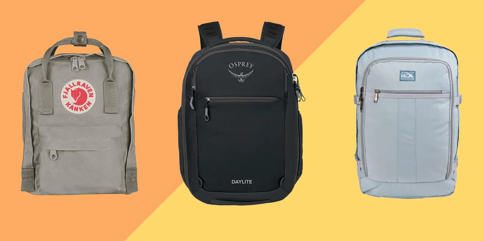 A traveler carefully packing electronics into a backpack and clothes into a cabin bag.