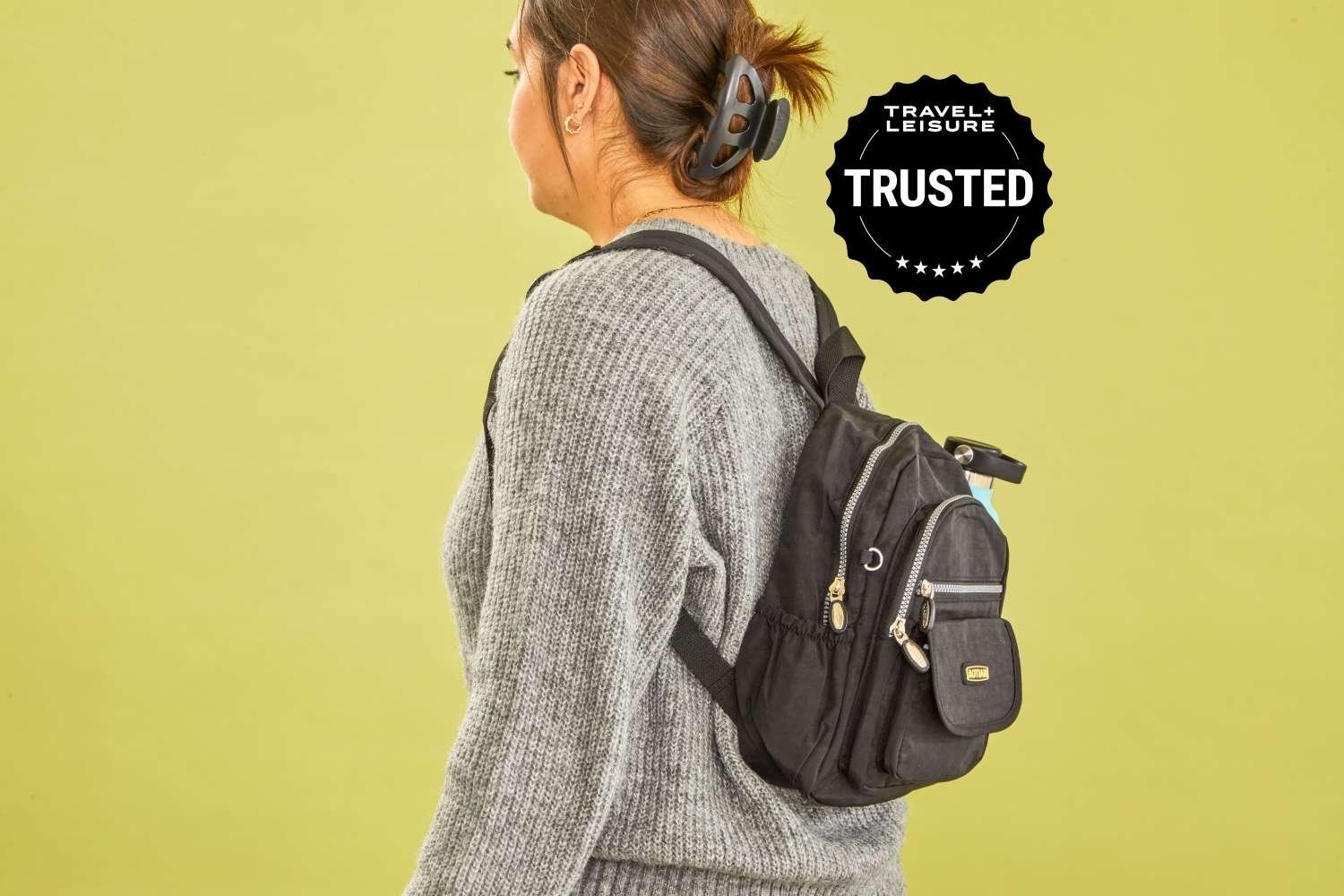 Comparing protective accessories and internal organization for a versatile small backpack.